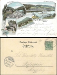 Pillnitz Dresden Meixmühle Litho o 28.8.1897