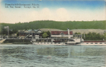 Pillnitz Dresden Steamship Restaurant with Elbe steamer Habsburg * around 1910
