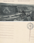 Plauen Dresden train station with brewery Felsenkeller vom Hohen Stein * around 1910
