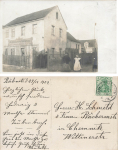Rähnitz Dresden Stellmacherei und Wagenbau Clemens Trübenbach Echtfoto o 1909