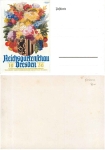 Dresden Anlasskarte zur Reichsgartenschau 1936 Künstlerkarte A. Drescher