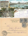 ​Dresden Restaurant Pariser Garten Litho o 10.11.1900