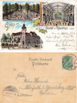 Rossthal Dresden Gasthof Litho o 1901