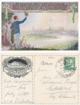Dresden 1st Saxon Singers' Association Festival June 1925 Special cancellation June 21, 1925
