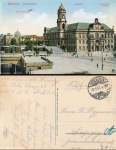 Dresden Schlossplatz Brühlsche Terrasse Ständehaus o 8.1.1917
