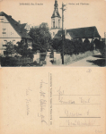 Schoenfeld-Weissig Dresden Kirche und Pfarrhaus gebraucht 1926