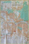 Dresden city map from 1990