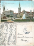 Dresden Theaterplatz Schloss Hofkirche o ca. 1907