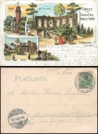 Tolkewitz Dresden Gasthaus Donaths Neue Welt Litho, o 27.7.1901