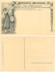 Dresden girls local group of the association for Germanness abroad artist card around 1910