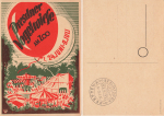 Dresden bird meadow with special postmark 1950