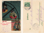 Dresden greetings from the bird meadow Litho Kiss on the Ferris wheel o 1901