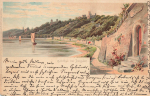 Wachwitz Dresden artist card A. Noether o 1902