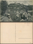 Weisser Hirsch Dresden Luisenhof with cable car *approx. 1920