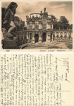 Dresden Zwinger Wallpavillon gebraucht um 1940 ​​​​​​​Verlag Hahn-Foto10885
