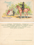 Dresden Street Pictures Gendarme on Horseback Litho * around 1900