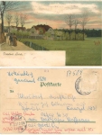 Dresden Haide artist card Alfred Mailick o 11.8.1902