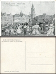 Dresden Altmarkt carnival parade artist card K. Walther * ca.1920