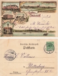 Drossen Roethsee Neumark Litho Osno Lubuskie o 29.2.1898