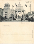 Düsseldorf Gewerbe und Industrie-Austellung Musikpavillion * ca.1902