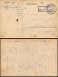 Ers. Batl. I. R. 112 Feldpost 18.10.1914