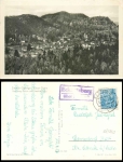 02763 Eckartsberg via Zittau 2 country postmarks on postcard Oybin o 15.7.1957