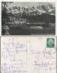 82491 Eibsee mit Zuspitzgebiet, Hotel und Pension Eibsee, o 13.09.1933