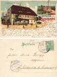 Eichberg Schlesien Huebners Gasthaus Dampf Ziegelei Dabrowa Boleslawiecka o 1901