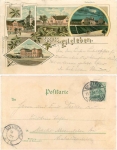 39365 Eilsleben Litho sugar factory train station o 15.7.1901