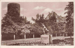 Eisleben Schlossplatz mit Denkmal * um 1930