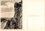 Elbsandsteingebirge Bastei Felsen Kletterfelsen * 1959 ​​​​​​​Verlag Hahn-Foto11108