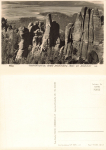 Elbe Sandstone Mountains, Vordere Schrammsteine, Climbing Rocks * 1965 ​​​​​​​Publisher Hahn-Foto3392