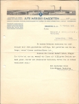 Emsdetten Jute-Weberei Briefkopf mit Firmenansicht 1939