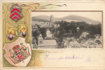 Eppstein Taunus Prägelitho Wappen *ca. 1900