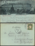 Erlangen Schloss Mondscheinkarte o 9.12.1897