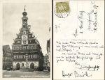 73728 Esslingen Altes Rathaus mit Gefallenendenkmal o 26.5.1932
