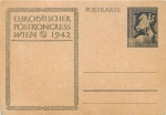 European Postal Congress Vienna 1942 postal stationary *