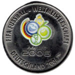 FIFA Fussball Weltmeisterschaft 2006 Deutschland Medaille