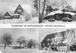 01776 Waldidylle Falkenhain Erzgebirge Mehrbildkarte o 1989
