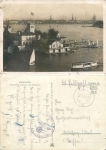 Feldpostkarte Waffen-SS on AK Hamburg silent stamp 2.2.1943