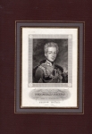 Ferdinand Philipp Dug D Orleans original steel engraving around 1850