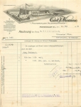 Finsterwalde N.-L. Holzwarenfabrik Carl J. Krause Briefkopf mit Firmenansicht 1935