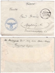 Air Base Command Erfurt Air News Company Field Post WW II silent stamp 18.11.1939