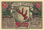 Forst Lausitz emergency money note, 1921