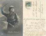 Miss Lieutenant Woman in Uniform Women's Movement o 15.8.1915