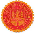 Frankenberg Sachsen Siegelmarke um 1920