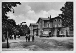Frankenberg Sachsen Bahnhof o 1950