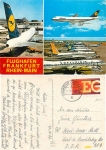 Frankfurt Main Flughafen Rhein-Main Flugzeuge, o 21.10.1976Frankfurt Rhein-Main Flughafen Flugzeuge o 21.10.1976