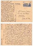 France Victory Parade at the Triumphal Arch 80 C postal stationery P 78 o May 30, 1940