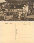 Hausarbeit, Frau an Spinnrad * ca. 1920